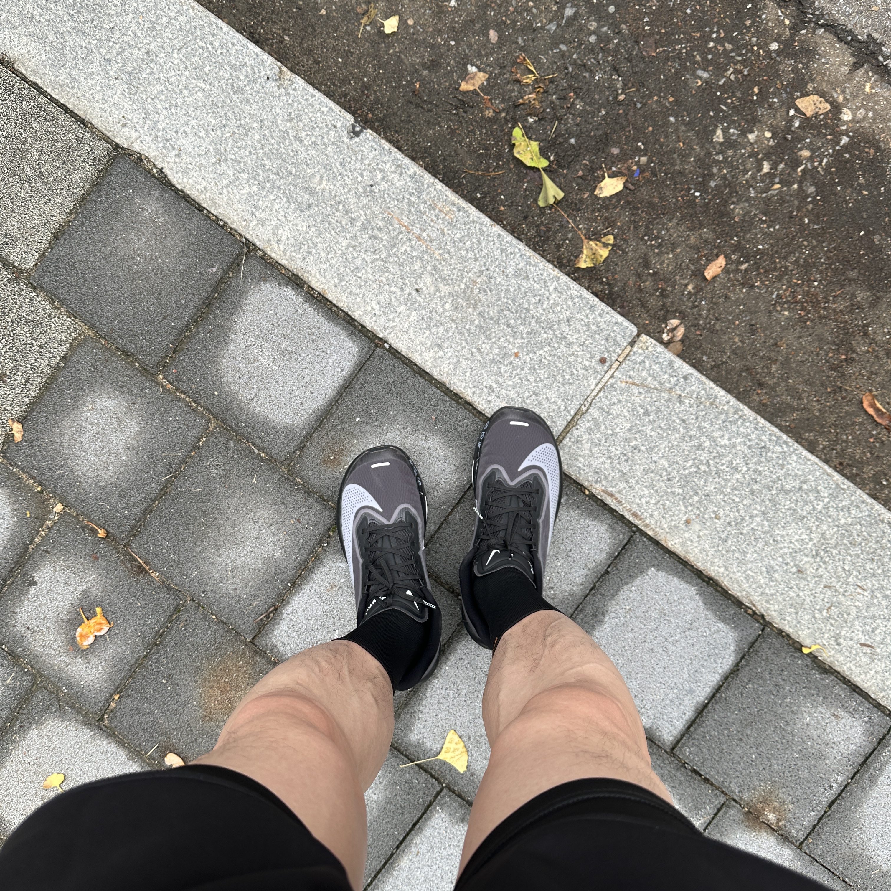 Nike Zoom Fly 6 Black Light Smoke Grey 착용 스타일