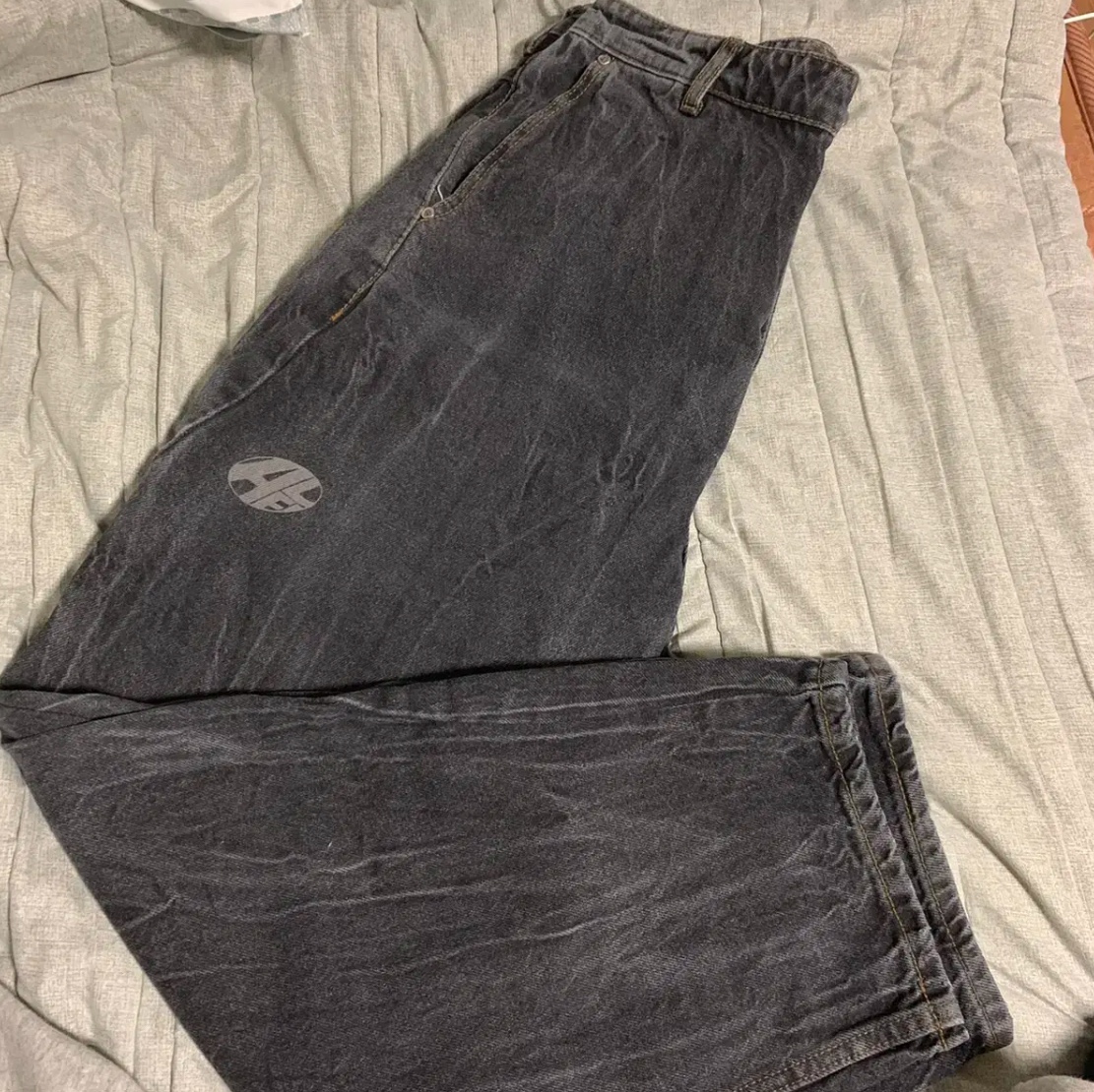 Ader Error Bump Jeans Blue 착용 스타일