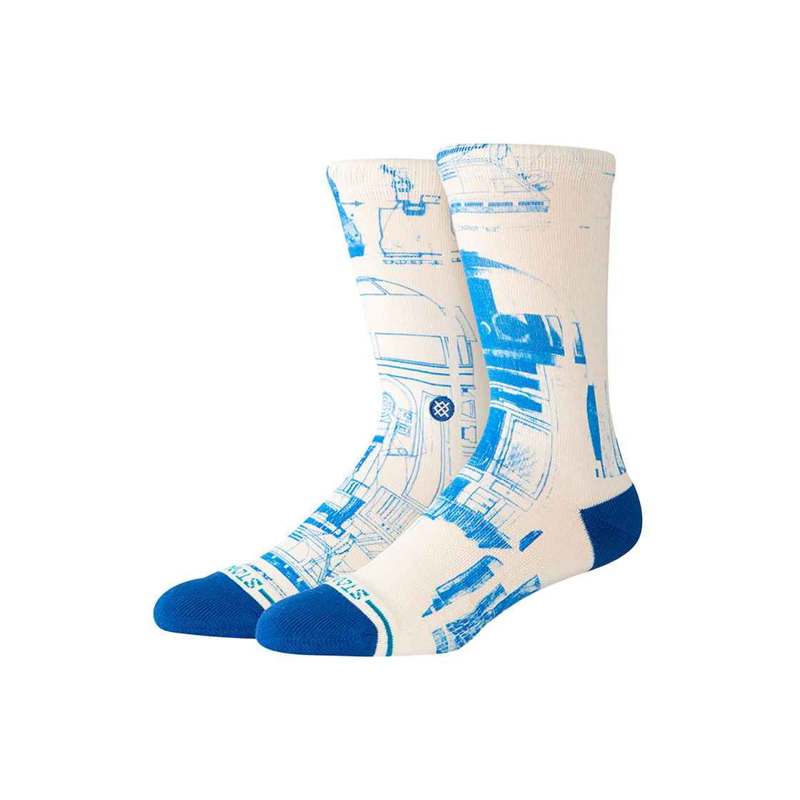 STC-A555A25R2D-CVS STANCE Star Wars X Stance R2 D2 Sw Crew Cvs