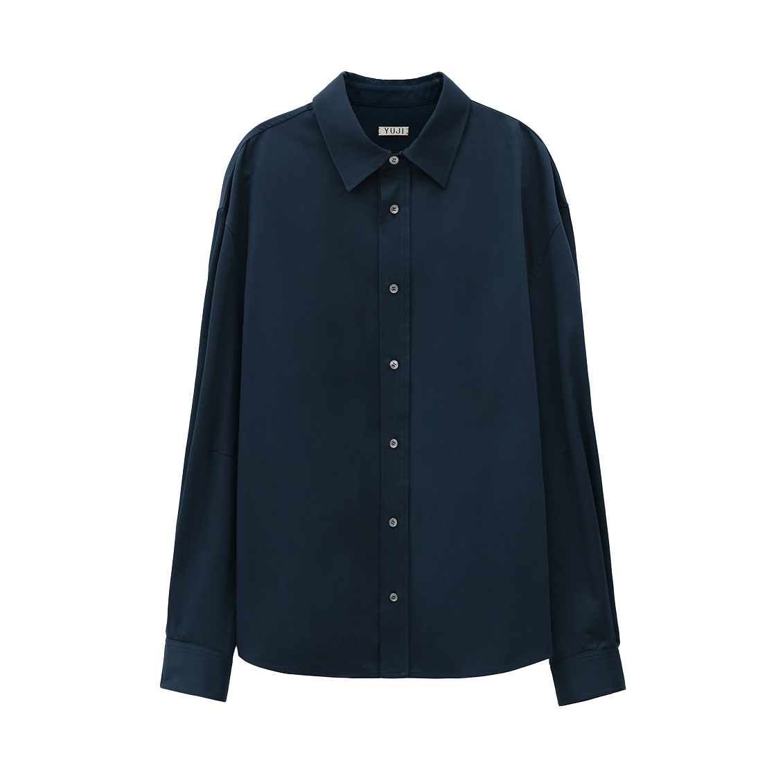 유지 크레센트 클래식 셔츠 네이비(YUJI Crescent Classic Shirt Navy)