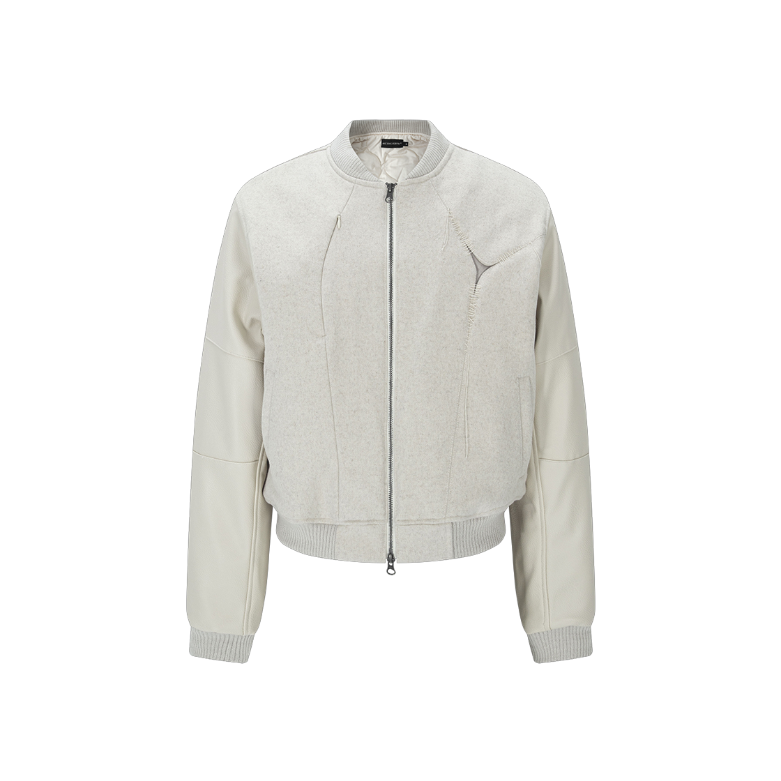 써저리 서처드 바시티 자켓 화이트(Surgery Sutured Varsity Jacket White)
