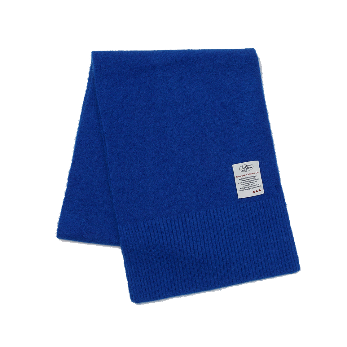 리끌로우 울터치 니트 머플러 블루(RECLOW Wool Touch Knit Muffler Blue) - 1