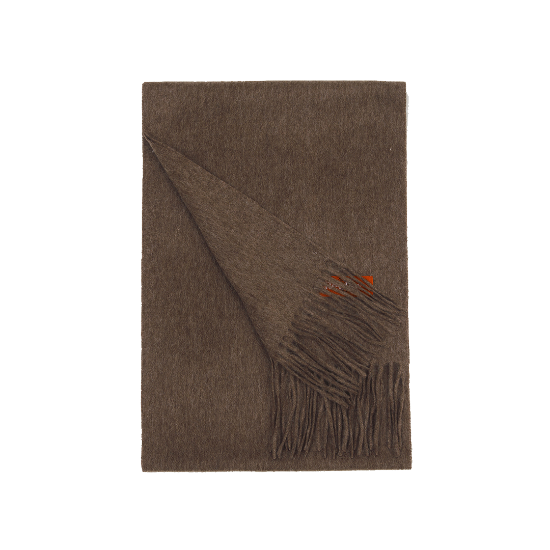 리끌로우 울 100% 머플러 브라운(RECLOW Wool 100% Muffler Brown) - 2