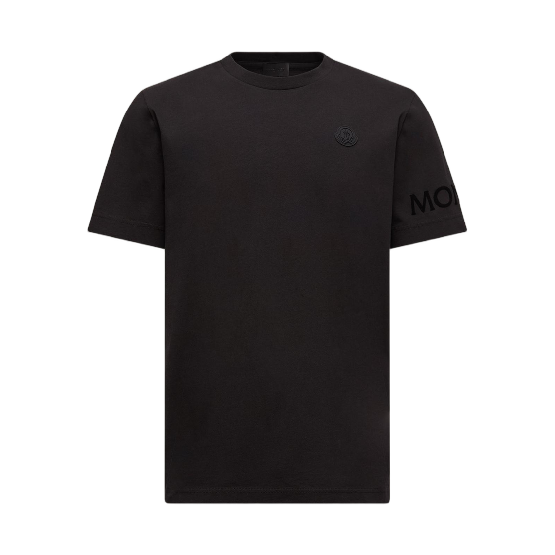 K2-091-8C00039-89AYW-999 Moncler Logo Cotton T-Shirt Black - 25FW