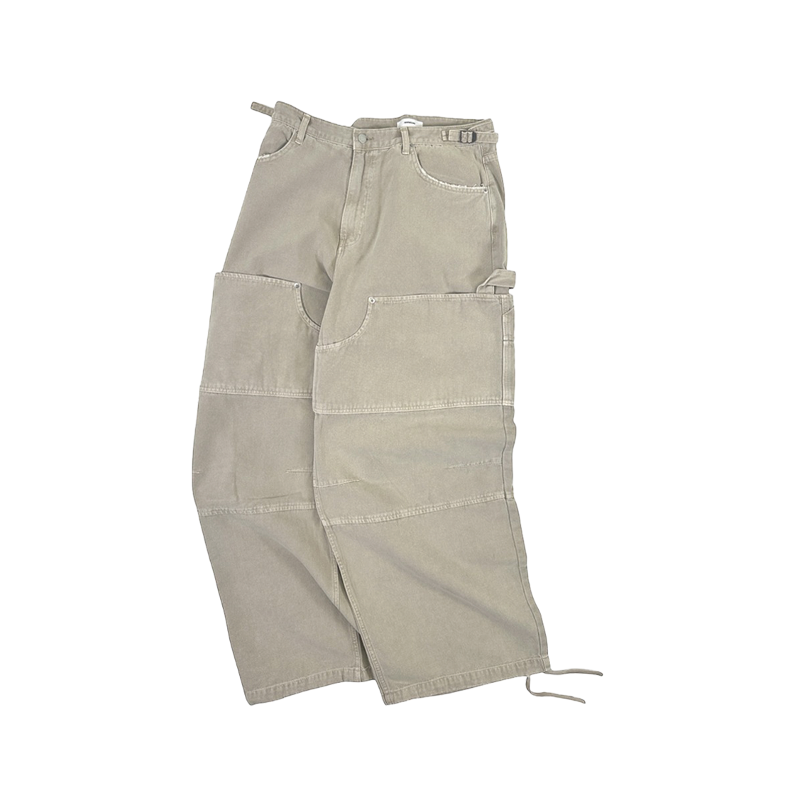 nnd.k.057 Nonnod Double Knee Cover Pants Vintage Beige