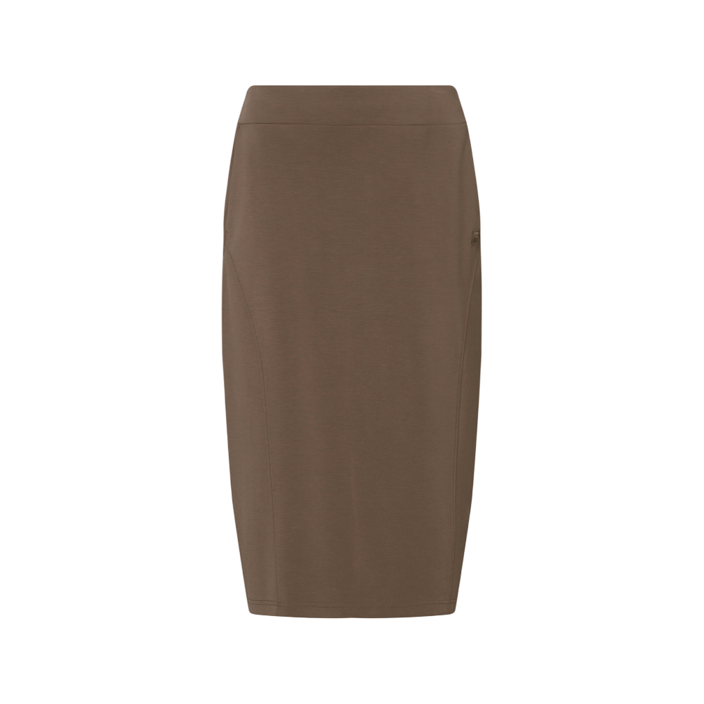 1100FS254SK02F001217 [6% 적립] FILA Soft Touch A-Line Skirt Brown