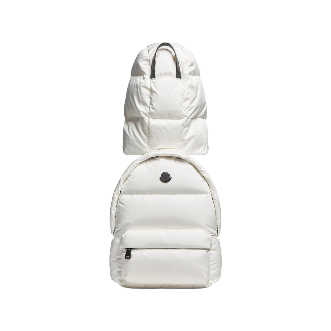 몽클레르 카라독 워터 리펠런트 백팩 화이트 - 25FW(Moncler Caradoc Water Repellent Backpack White - 25FW)