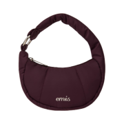 Emis Padded Mini Bag Keyring Burgundy