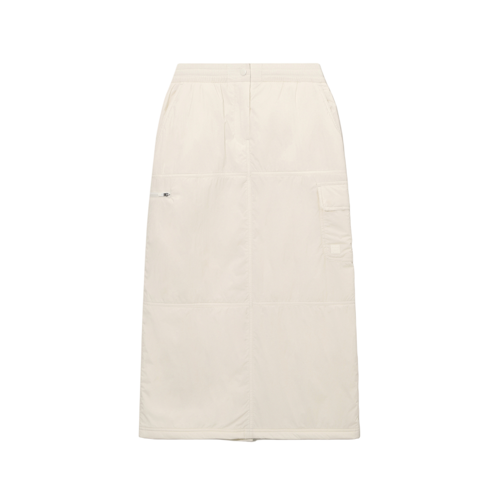 1100FS254SK01F001150 [6% 적립] FILA Padded Long Skirt Cream