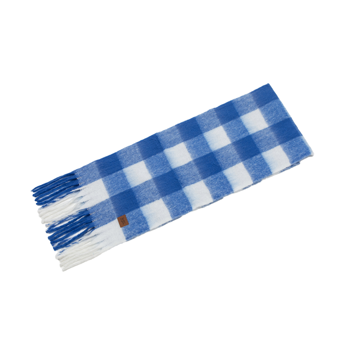 리끌로우 스노우 체크 머플러 오션(RECLOW Snow Check Muffler Ocean) - 3