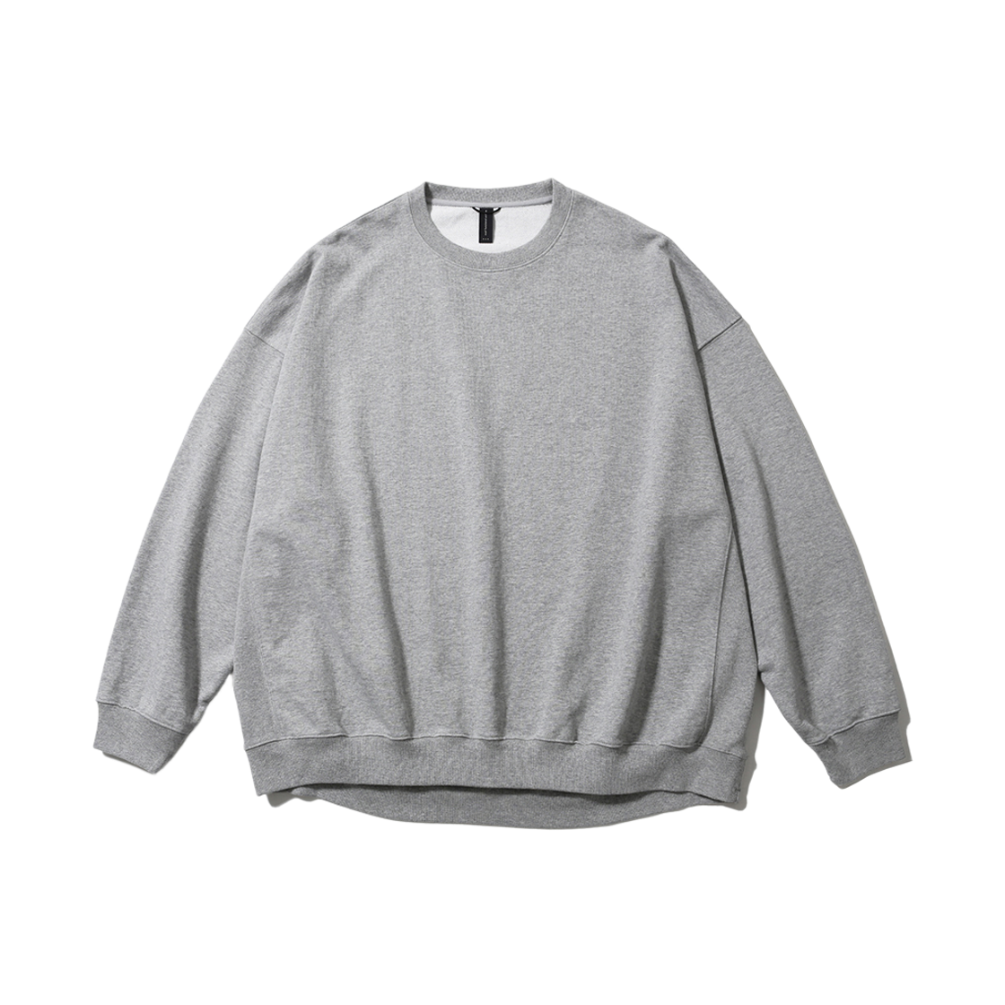 모이프 배기 크루넥 스웨트셔츠 헤더그레이([FW25] moif Baggy Crewneck Sweat Heather Gray)
