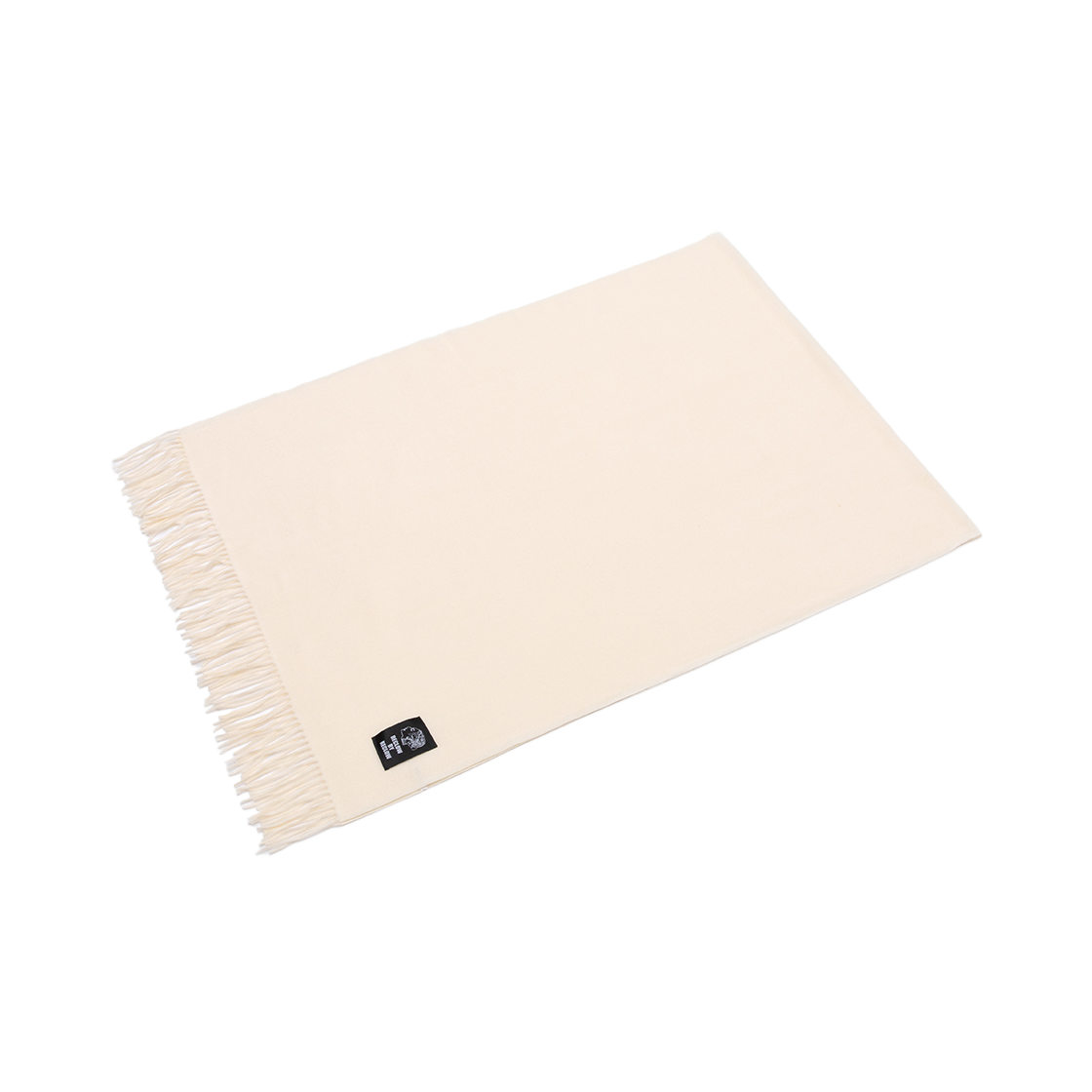 리끌로우 무지 머플러 아이보리(RECLOW Plain Muffler Ivory) - 3