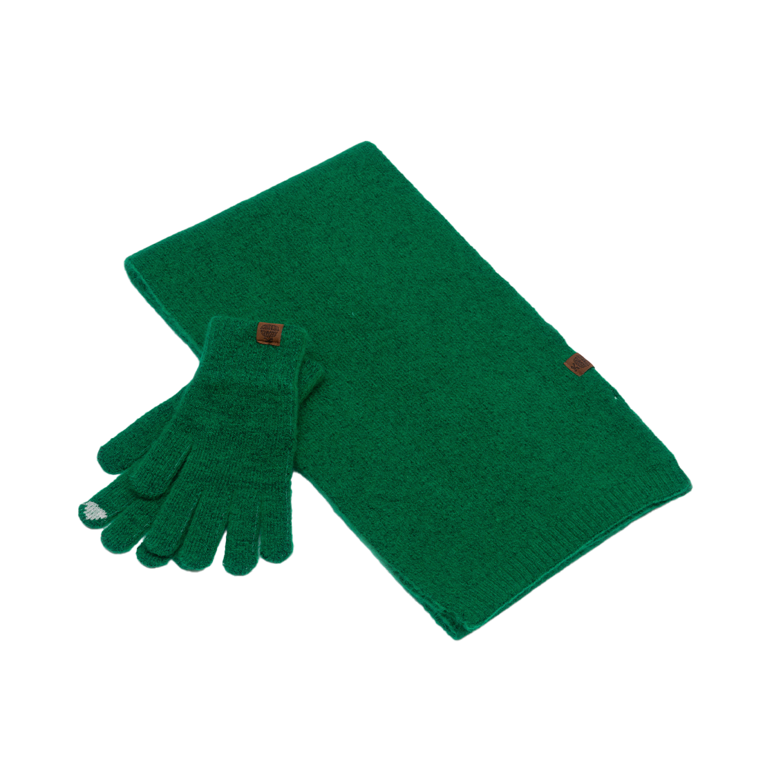 리끌로우 캔디 장갑 머플러 세트 그린(RECLOW Candy Gloves Muffler Set Green)