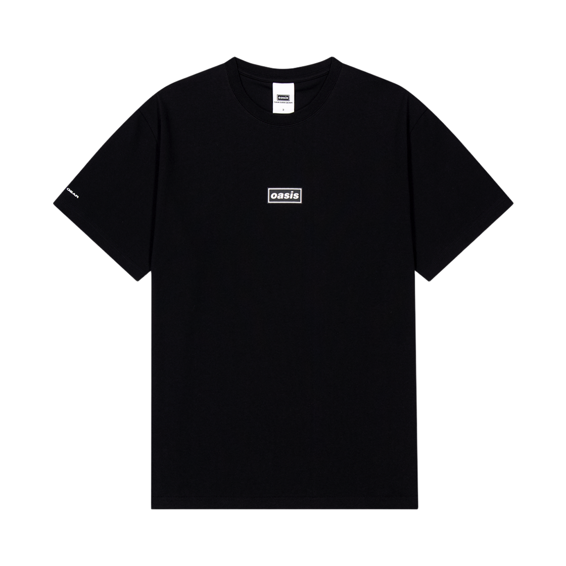 산산기어 X 오아시스 로고 티셔츠 블랙(Sansan Gear x Oasis Logo T-Shirt Black)