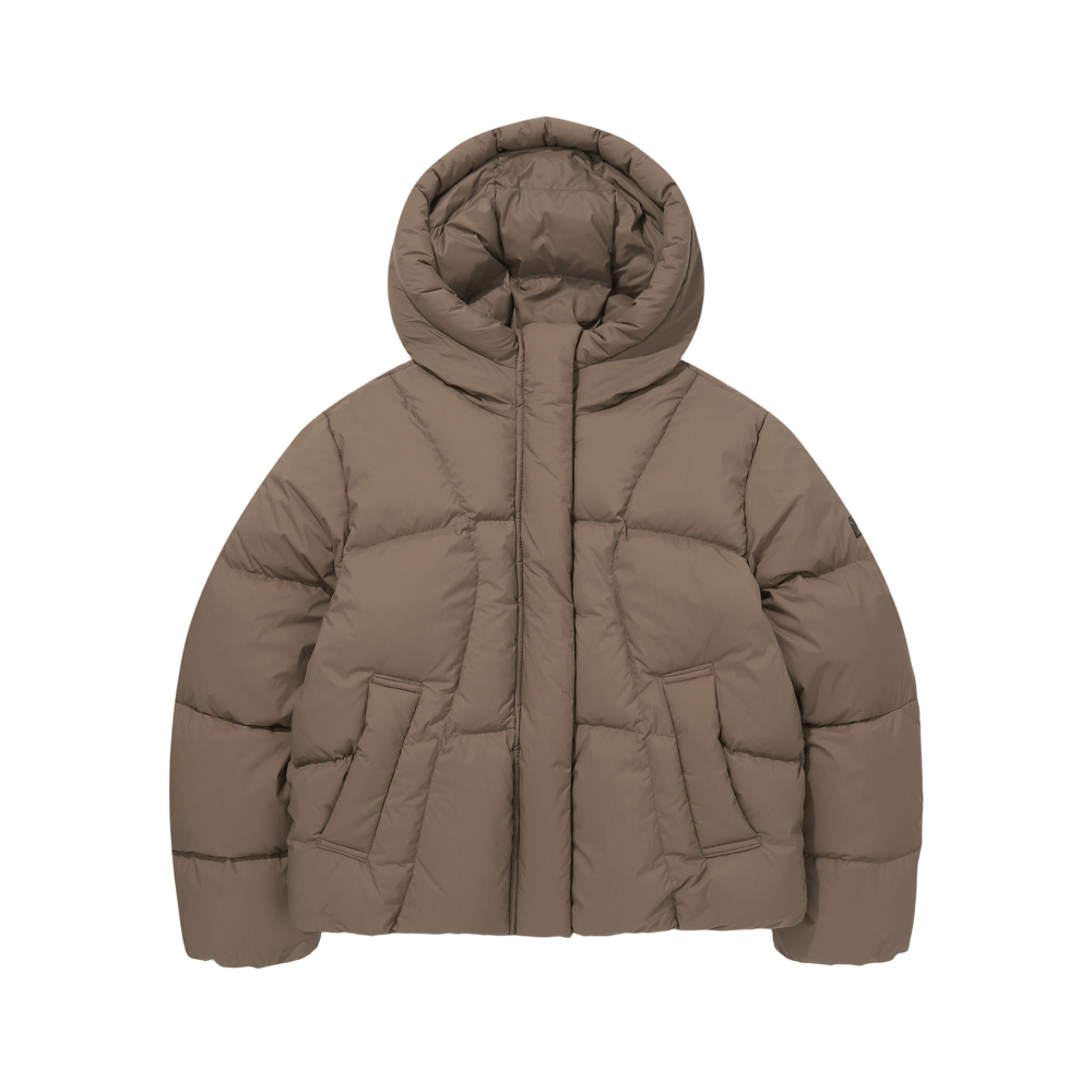 [6% 적립] 휠라 여성 플로우 후드 다운 코코아