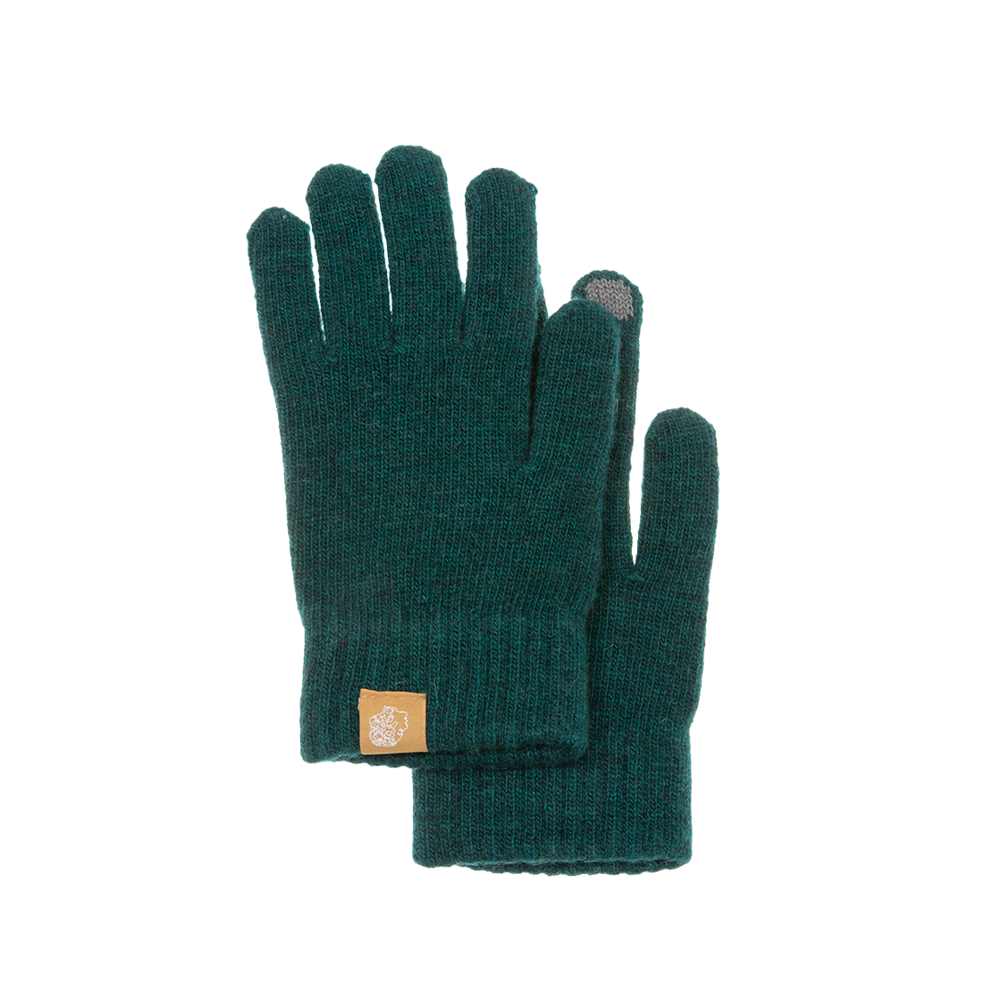 Plain Short Glove Green RECLOW Plain Short Glove Green