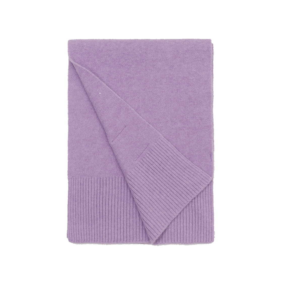 리끌로우 울터치 니트 머플러 퍼플(RECLOW Wool Touch Knit Muffler Purple) - 2