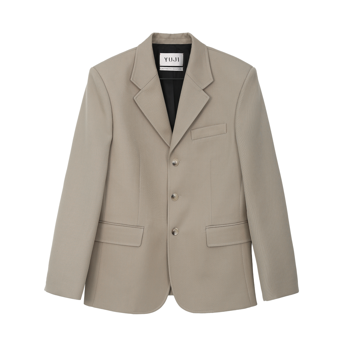 YJ-C02-JK101-U YUJI Single Breasted Jacket