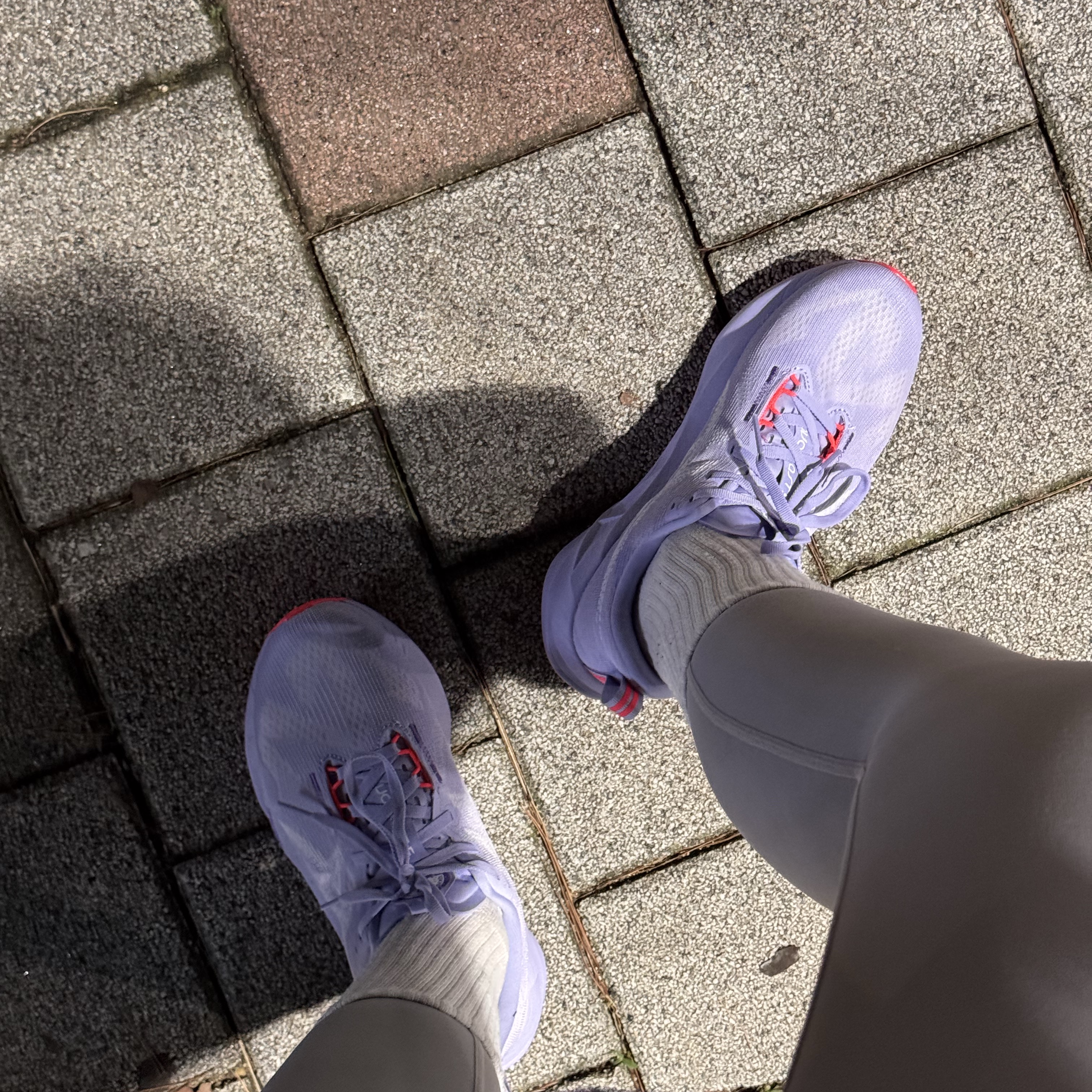 (W) Asics Novablast 5 Tokyo Vapor Edo Purple 착용 스타일