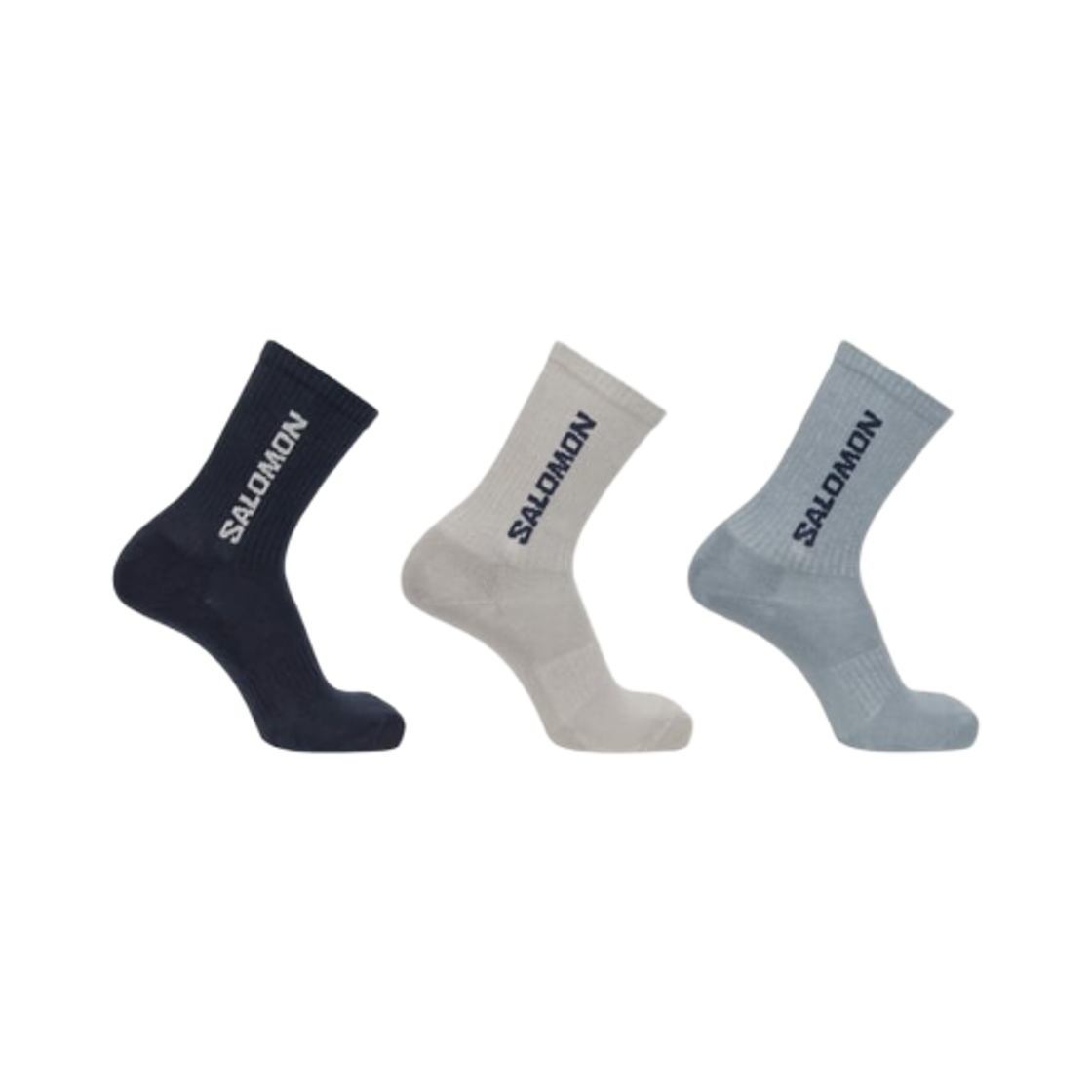 살로몬 에브리데이 크루 삭스 멀티 (3개입)(Salomon Everyday Crew Socks Multi (3 Pack)) - 1
