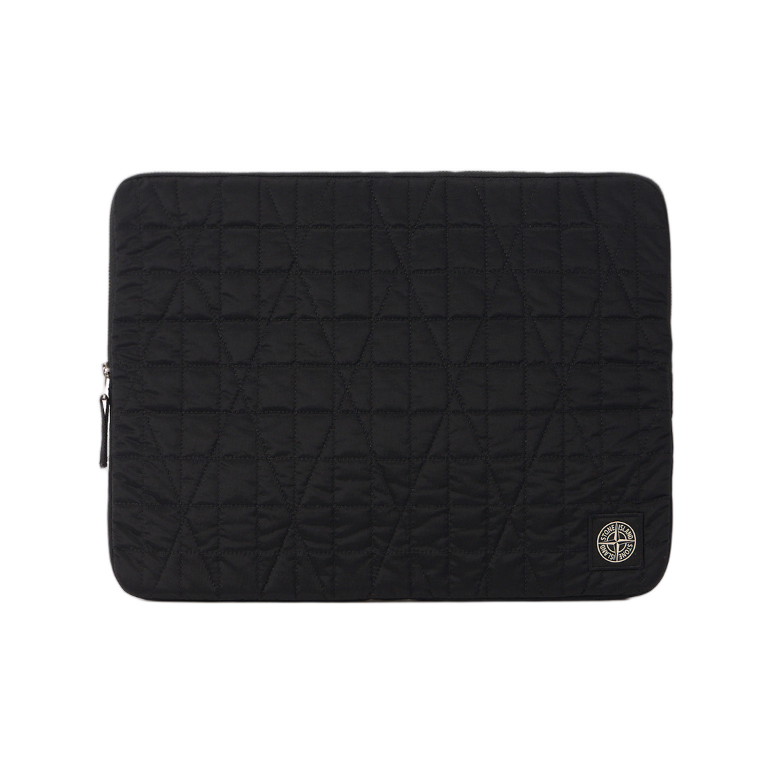 K2S1595000-05S0255-V0029 Stone Island 9500005 Quilted Nylon Metal In Econyl Laptop Case with Inner Compartment and Zip Black - 25FW