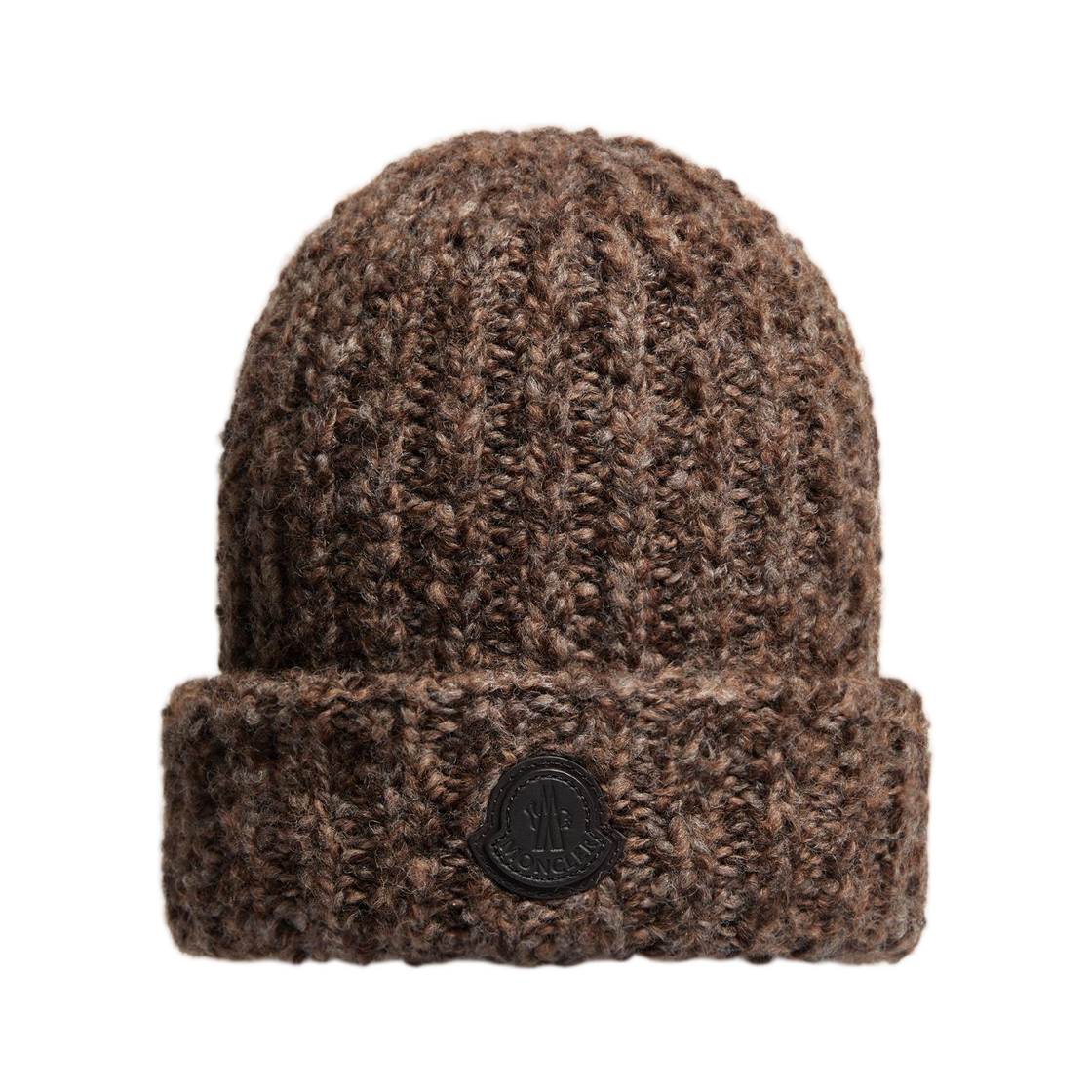 K2-091-3B00079-M8096-256 Moncler Wool & Alpaca Blend Beanie Brown - 25FW