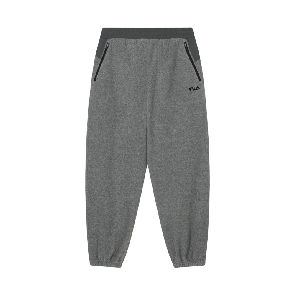 1100FS254FP02X001071 [6% 적립] FILA Micro Fleece Pants Melange Gray