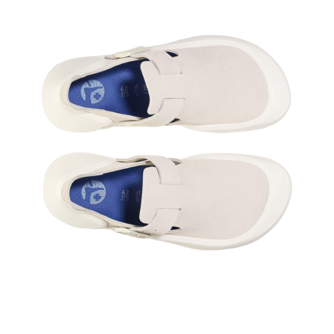 버켄스탁 레이캬비크 누벅 레더 앤티크 화이트 - 레귤러(Birkenstock Reykjavik Nubuck Leather Antique White - Regular) - 2