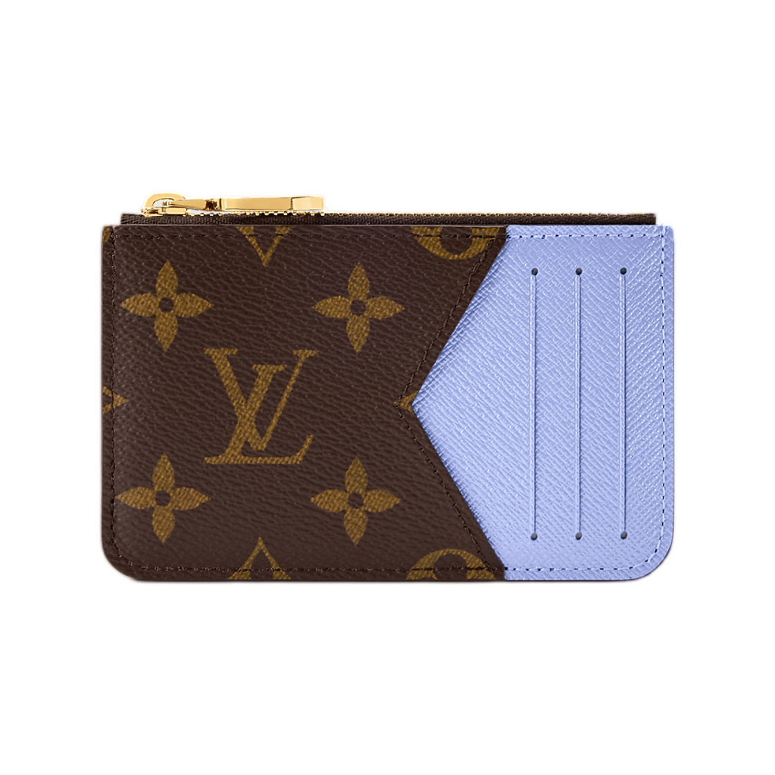 M26653 Louis Vuitton Romy Card Holder Monogram Blue Frost
