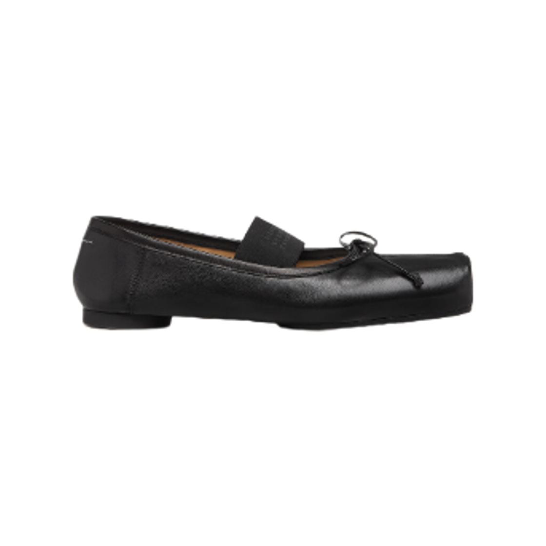S59WZ0103P3628T8013 (W) MM6 Maison Margiela Ballerinas Flat Black