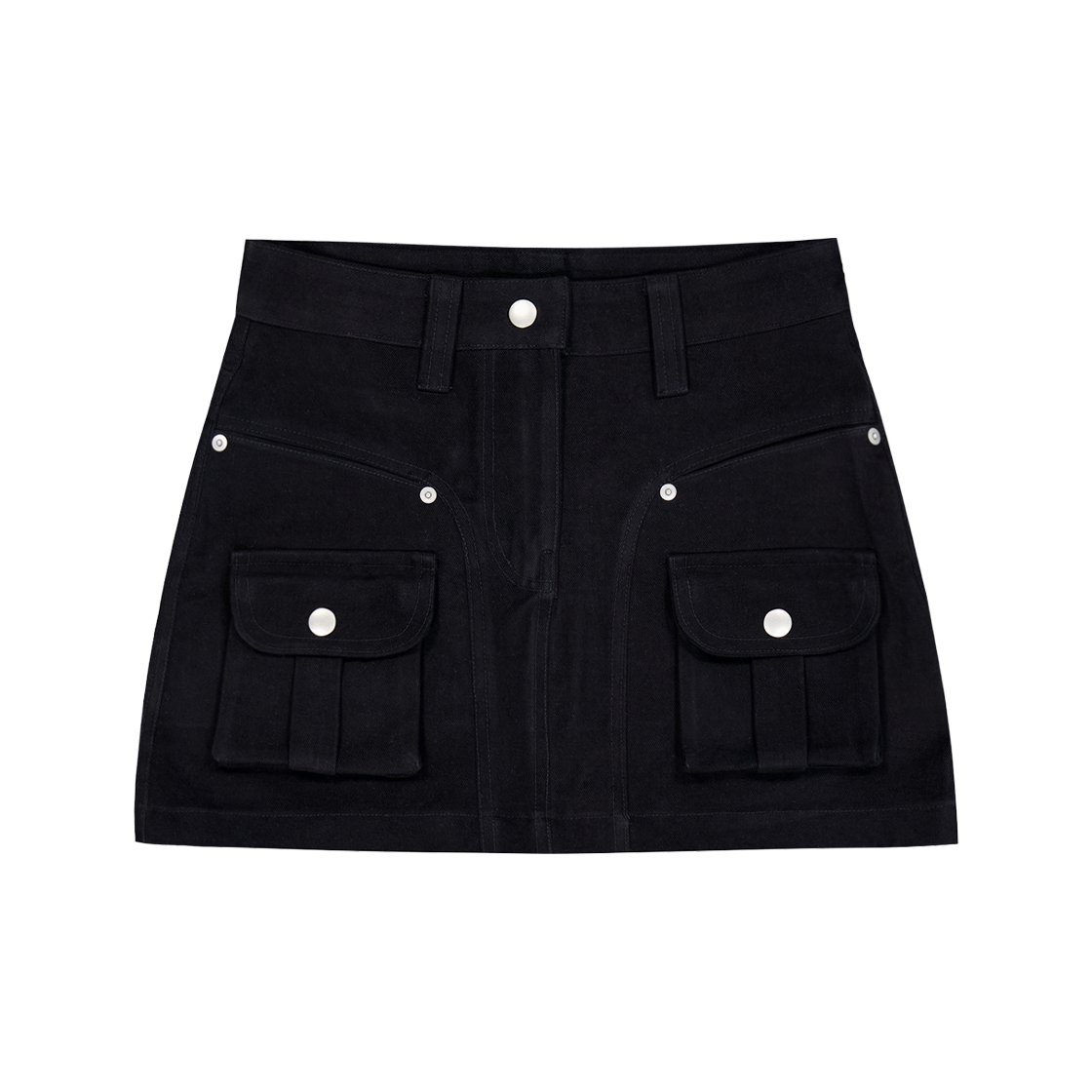 풀오브썬 트램프 스탬프 플레어 스커트 블랙(Full of Ssun Tramp Stamp Flare Pants Black)