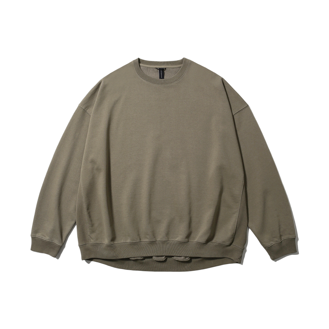 모이프 배기 크루넥 스웨트셔츠 올리브([FW25] moif Baggy Crewneck Sweat Olive)