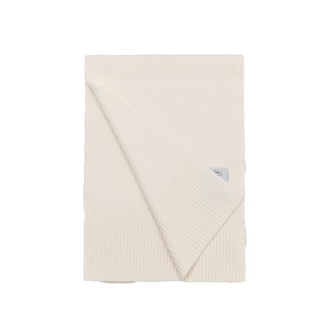 리끌로우 울터치 니트 머플러 아이보리(RECLOW Wool Touch Knit Muffler Ivory) - 2