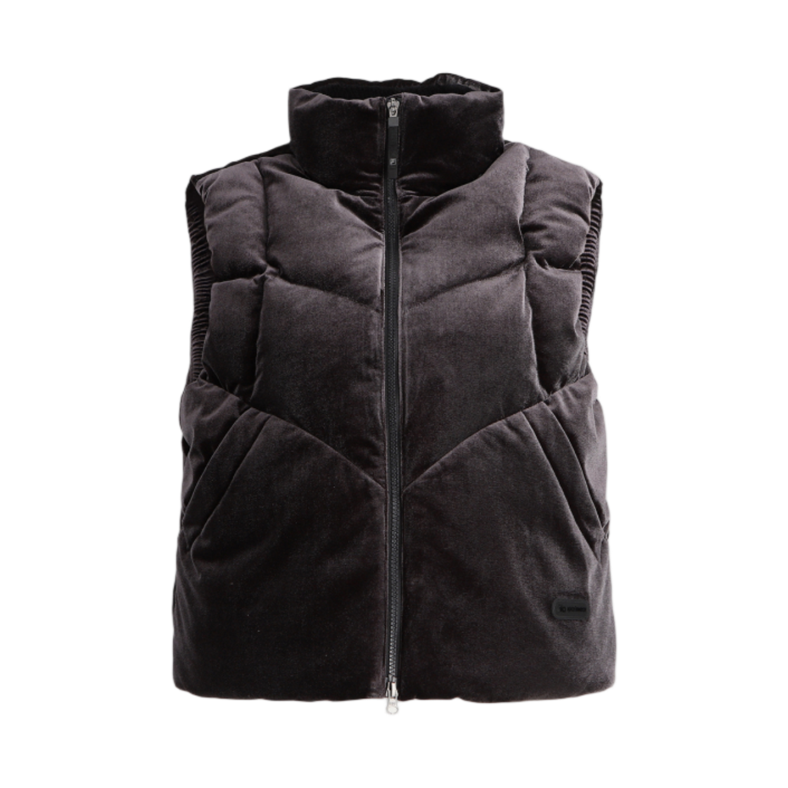 [6% 적립] 휠라 벨벳 볼륨 다운 베스트 차콜 그레이