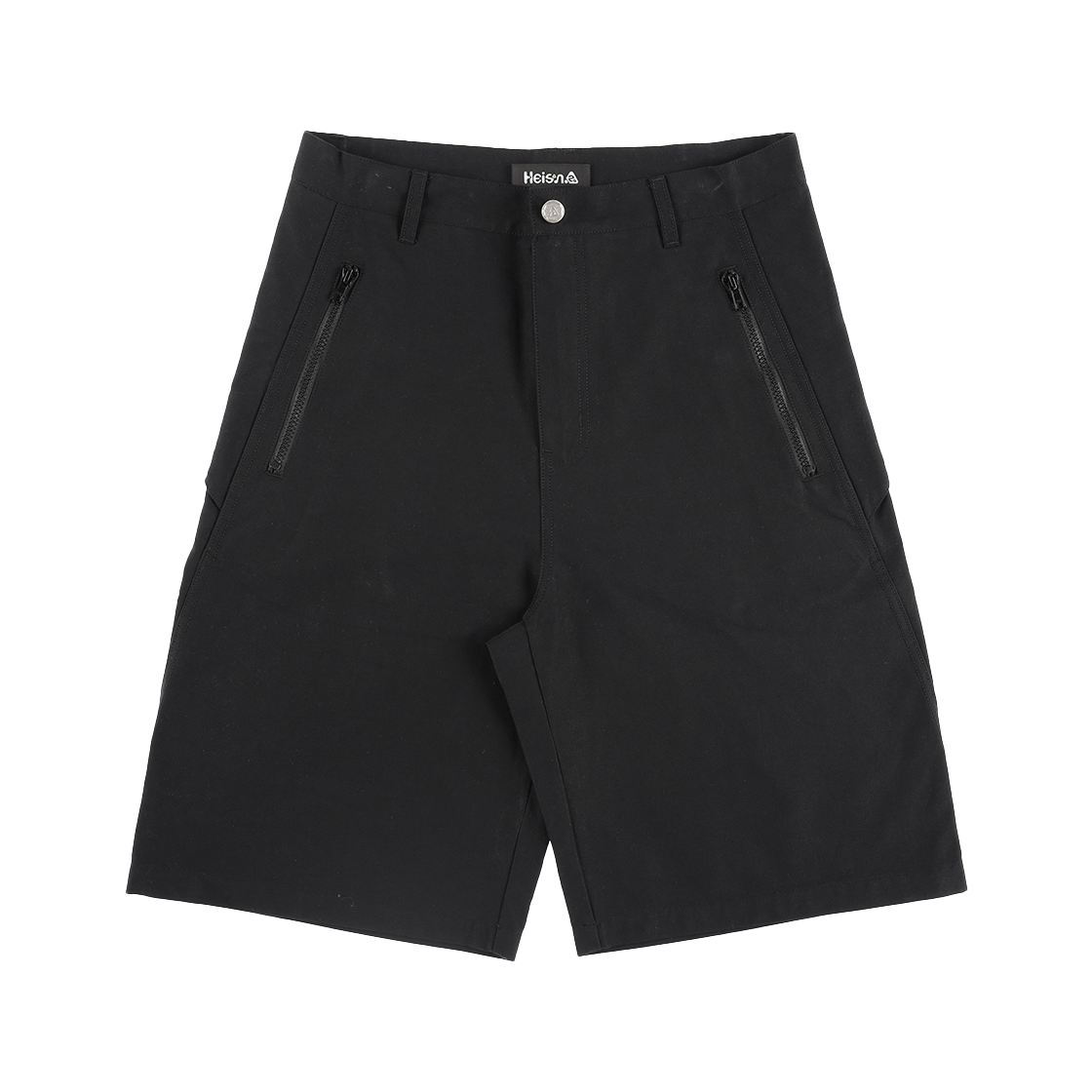 HIS25SS001PBK Heisan Hidden Pocket Bermuda Pants - Black