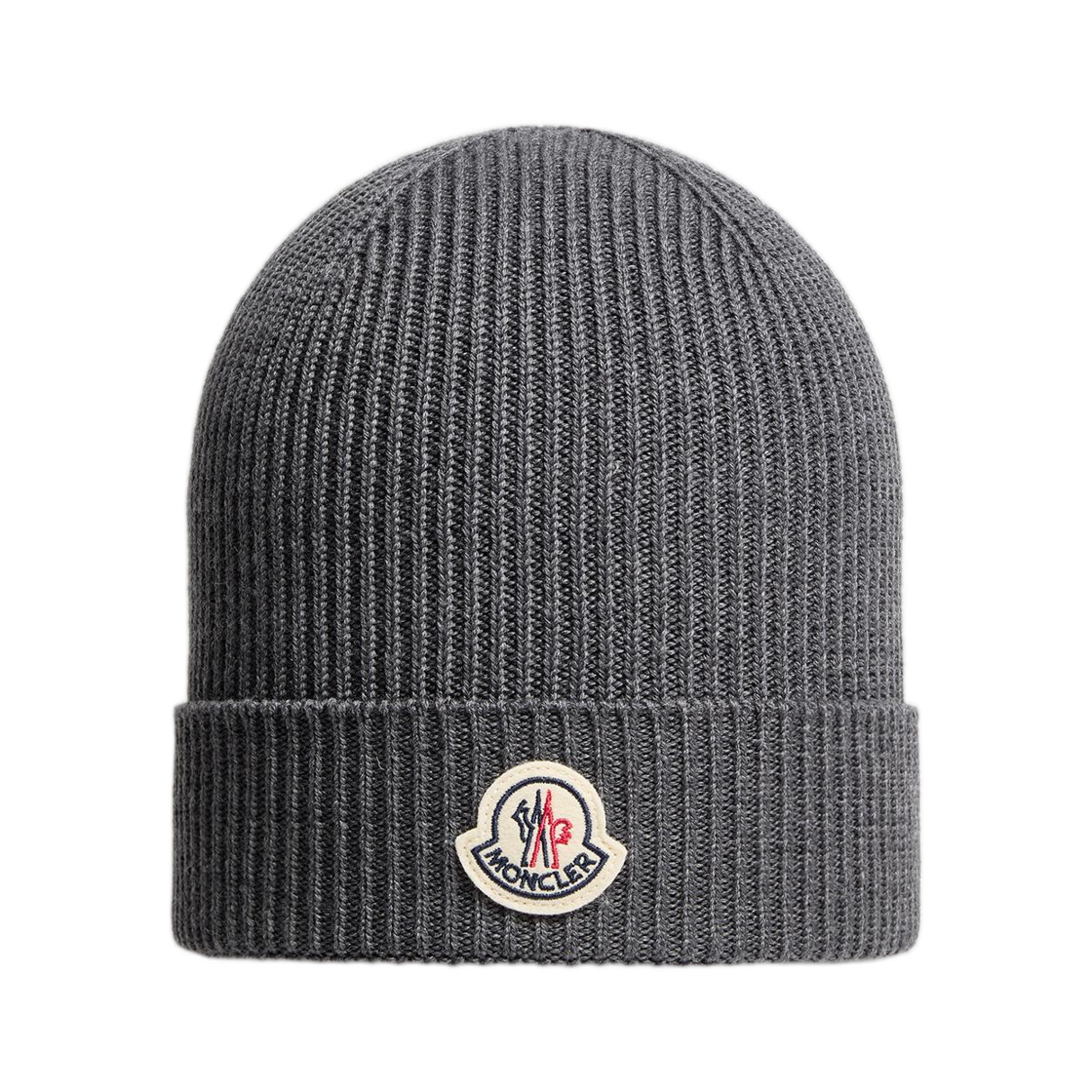 K2-091-3B70500-A9342-998 Moncler Wool Beanie Dark Grey - 25FW