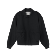 Recto Vintage Pressed Crease Jumper Black