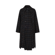 SONGZIO COLLECTION Asymmetric Cut Out Coat Brown