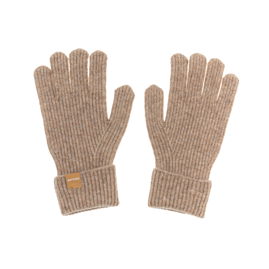 리끌로우 니트장갑 머플러 세트 베이지(RECLOW Knit Gloves Muffler Set Beige) - 5