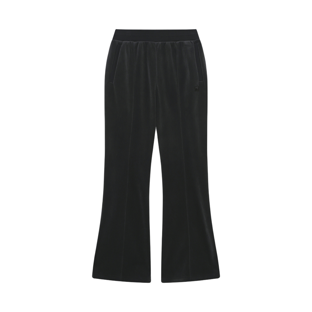 1100FS254FP02F004001 [6% 적립] FILA Velour Corduroy Bootcut Pants Black