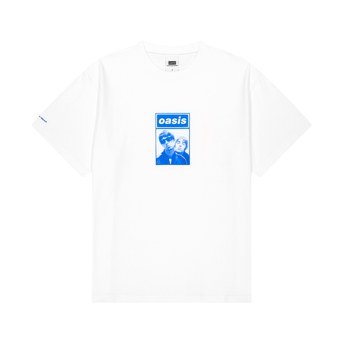 산산기어 X 오아시스 포토 티셔츠 화이트(Sansan Gear x Oasis Photo T-Shirt White)