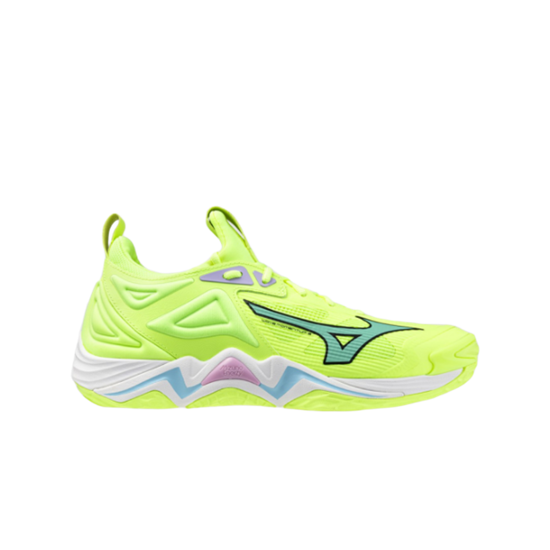 V1GA231286 Mizuno Wave Momentum 3 Neo Lime Black