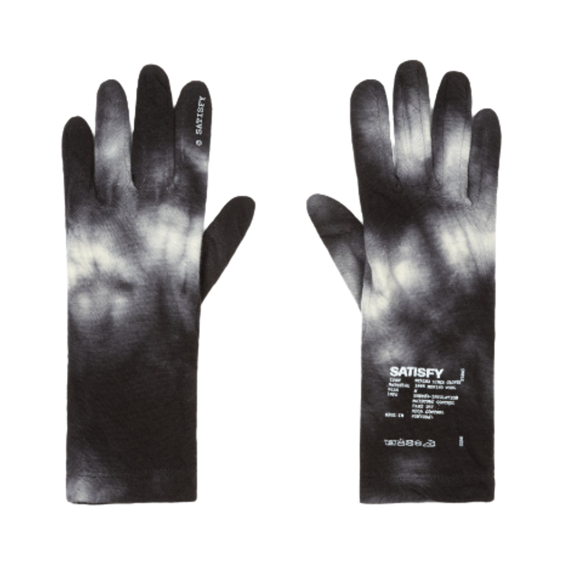 33003-BBK Satisfy Cloudmerino Liner Gloves Batik Black