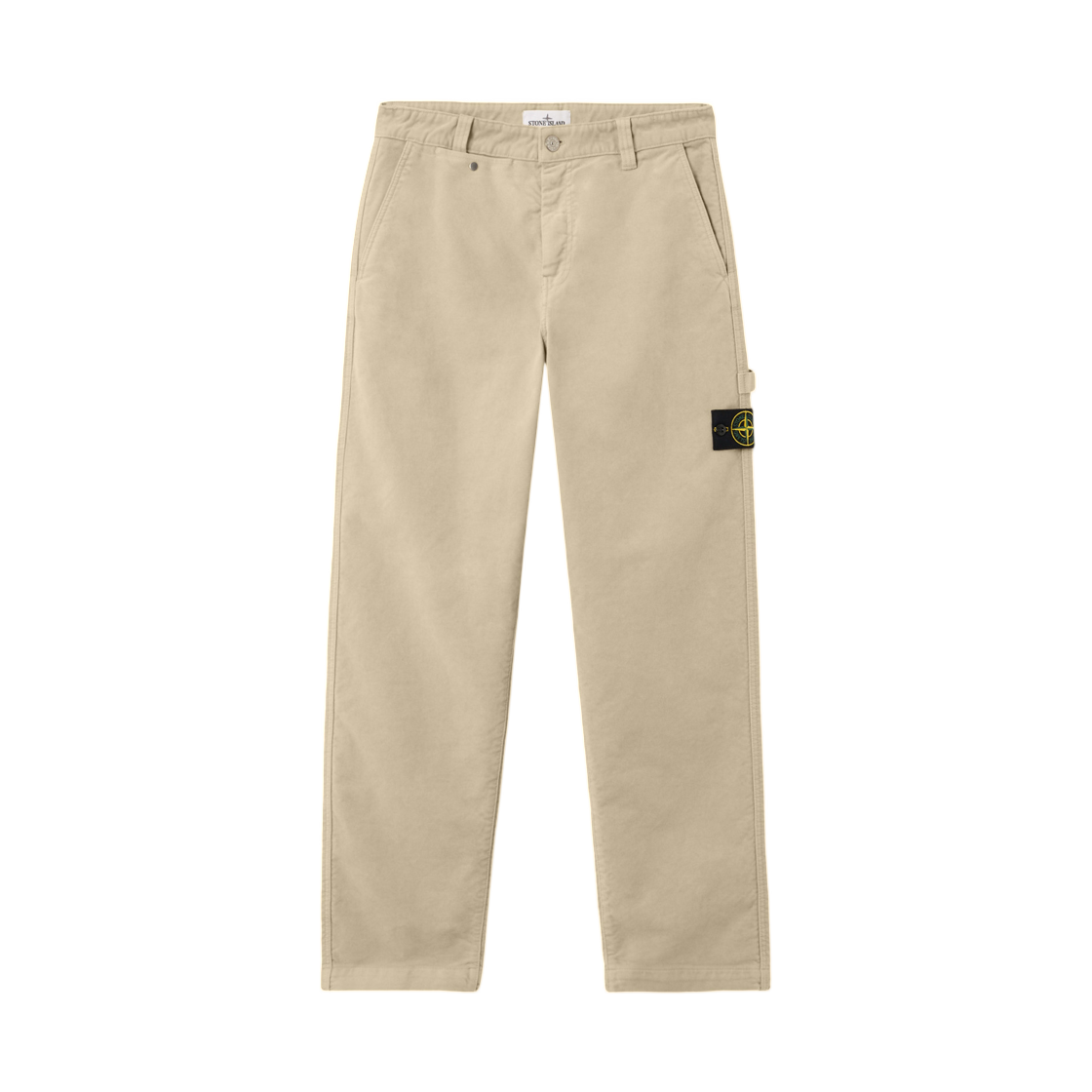 K2S1531000-23S0228-V009A Stone Island 3100023 Cotton Moleskin-TC Loose Fit Trousers with Multiple Pockets Desert - 25FW