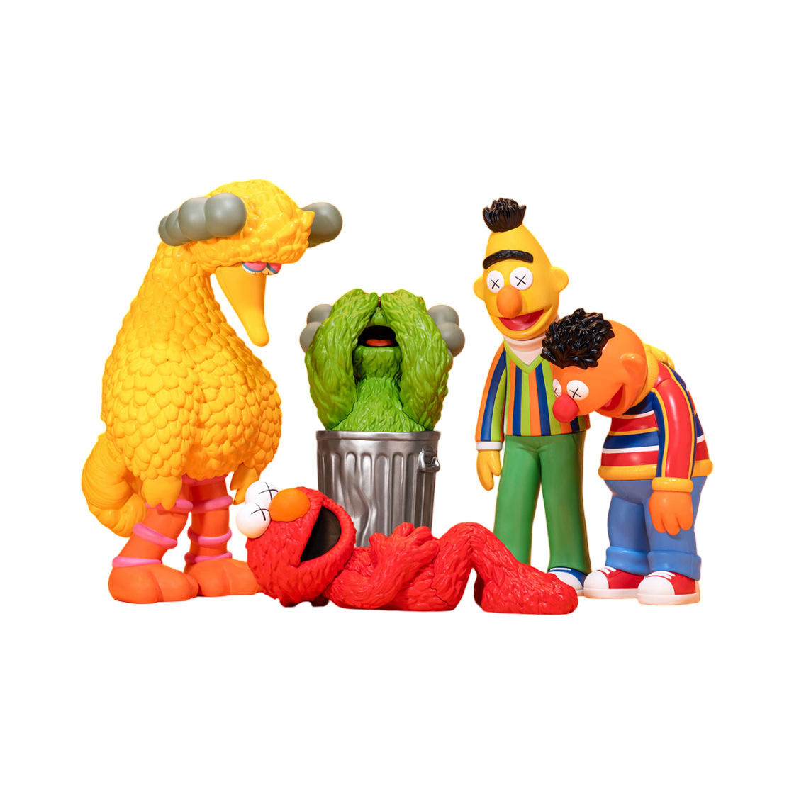 카우스 x 세서미 스트리트 바이닐 피규어 풀 세트 (4개입)(Kaws x Sesame Street Vinyl Figure Full Set (Set of 4))