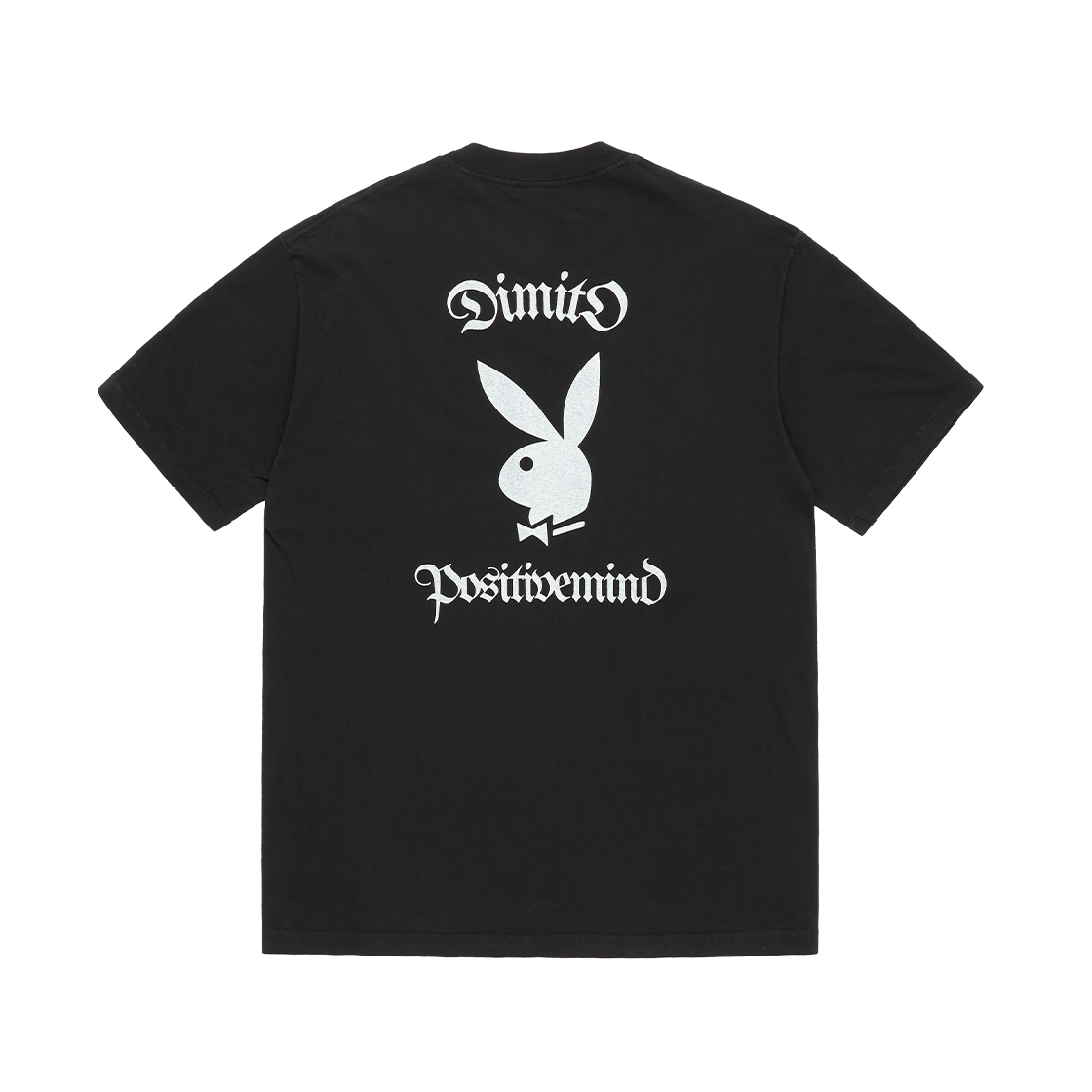 FVER44112 [Dimito X PLAYBOY] Bunny Graphic Ssv Gd 6.5Oz Tee Black