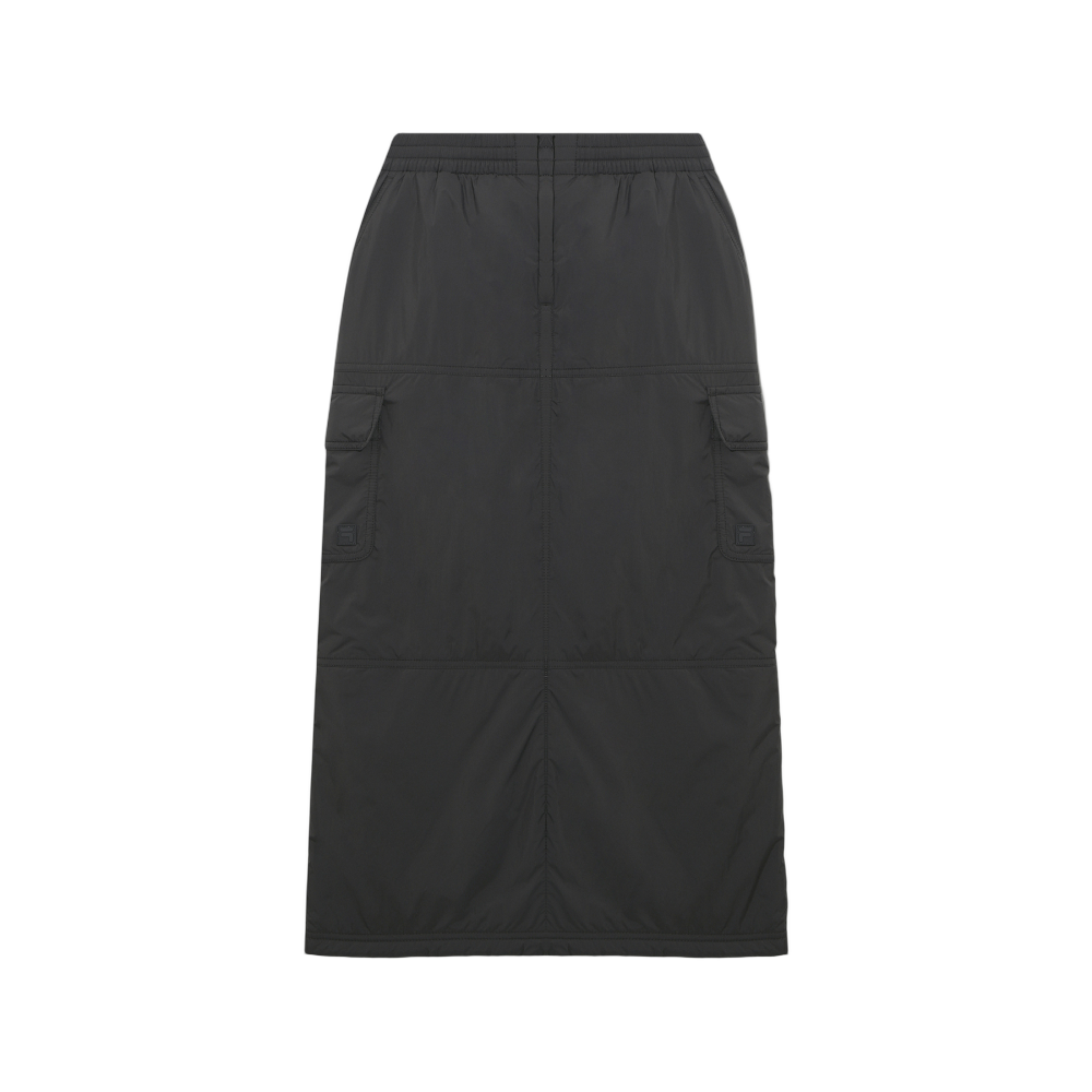 1100FS254SK01F001006 [6% 적립] FILA Padded Long Skirt Charcoal Gray