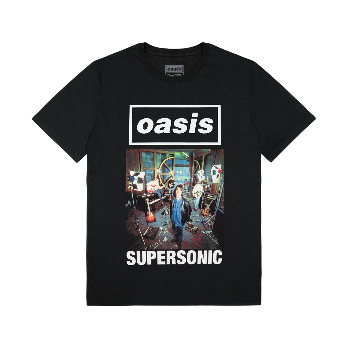 - Oasis Live '25 Supersonic Cover T-Shirt Black