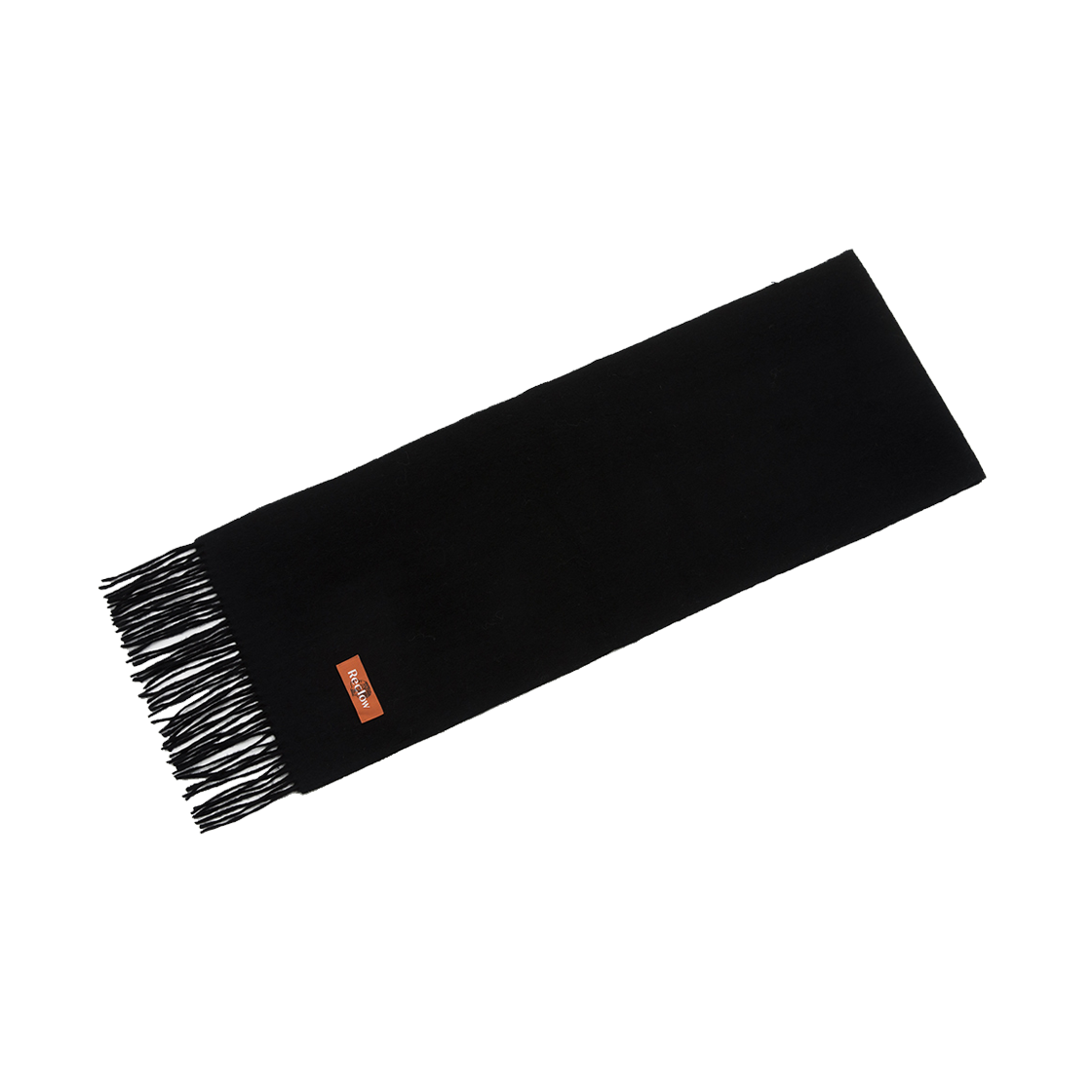 리끌로우 울 100% 머플러 블랙(RECLOW Wool 100% Muffler Black) - 3