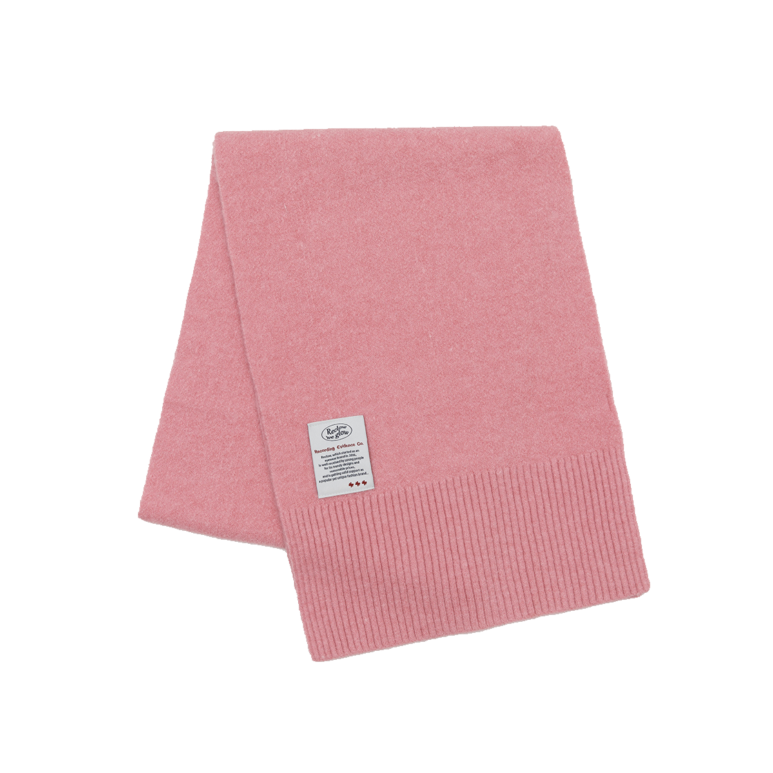 리끌로우 울터치 니트 머플러 핑크(RECLOW Wool Touch Knit Muffler Pink)